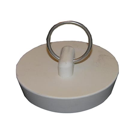 Sharptools 02-3211 1.63 in. White Hollow Rubber Sink Stopper, 6PK SH699164